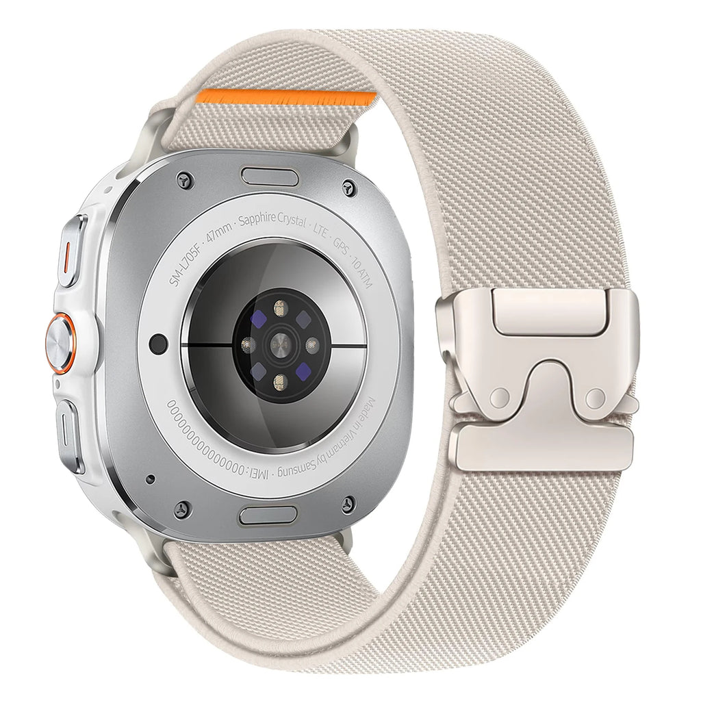 Parachute Strap For Samsung Galaxy Watch Ultra Band 47mm stretch Nylon correa pulseira Bracelet for Galaxy Watch 7 ultra Strap