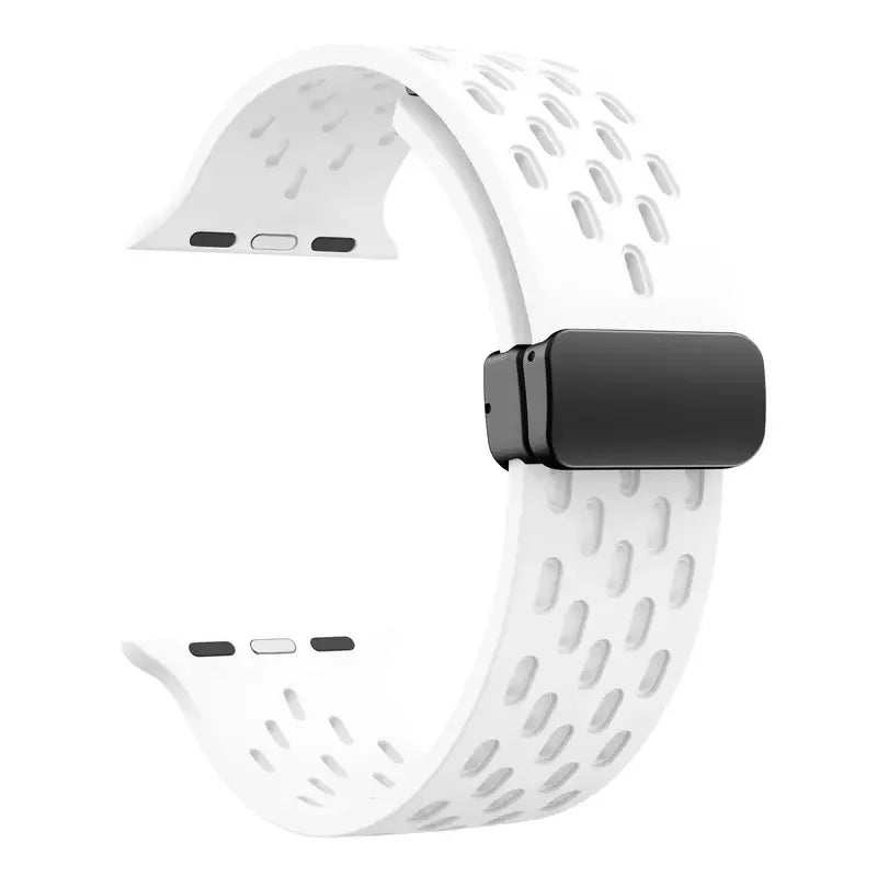 Breathable silicone band for Apple Watch band Ultra 2 49mm 44mm 40mm 42mm 46mm 41mm 45mm band Apple Watch Series 11 10 9 8 7 6 SE3