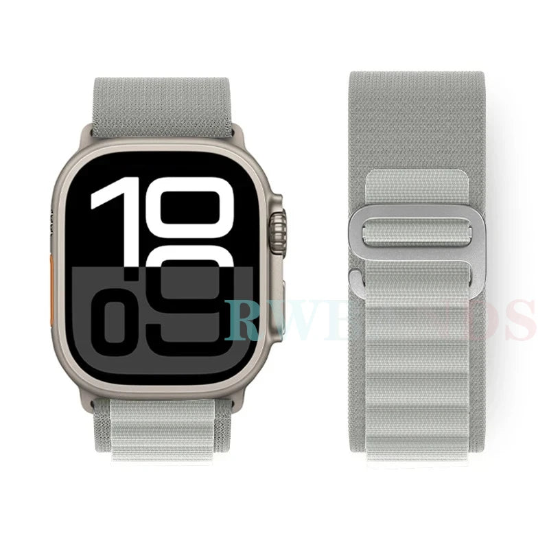 Alpine Loop band for Apple Watch Ultra 3 band 49mm 46mm 45mm 44mm 42mm 41mm 40mm Correa band Apple Watch Series 11 10 SE 9 8 7 6