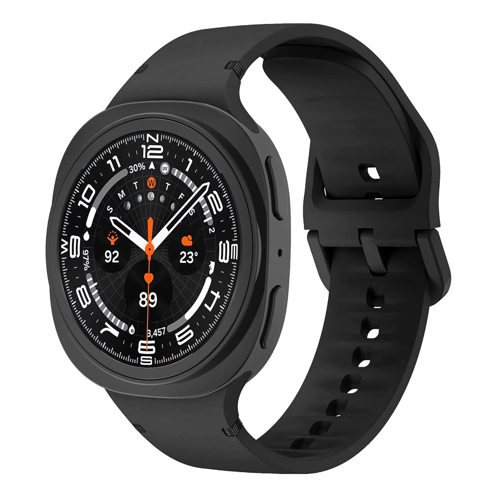 1:1 Sport Band for Samsung Galaxy watch 8 44mm 40mm 8 classic 46mm Wrist Replacement Belt Bracelet Correa Galaxy watch 8 Straps