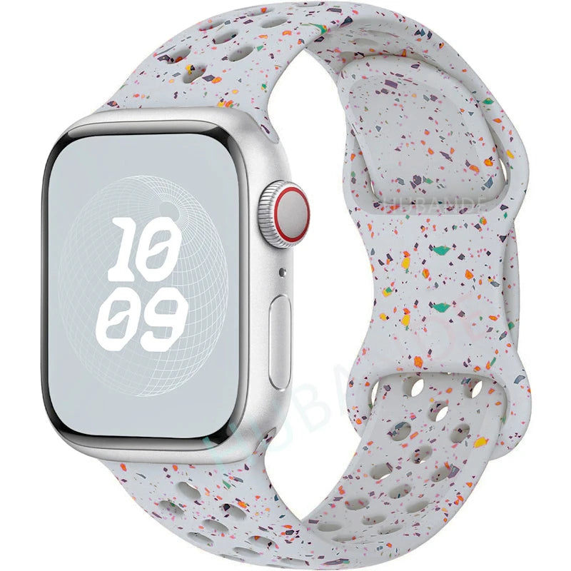 band For Apple Watch band 46mm 44mm 45mm 49mm 40mm 41mm 38mm 42mm correa Breathable band Apple Watch Series Ultra 11 10 9 8 SE 7 6