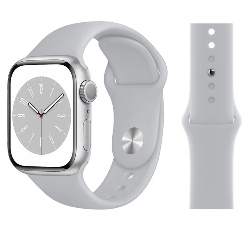 Silicone band For Apple Watch band 45mm 46mm 44mm 41mm 40mm 42mm Sport Correa band Apple Watch Series 11 10 SE 9 8 7 6 5 Ultra 3