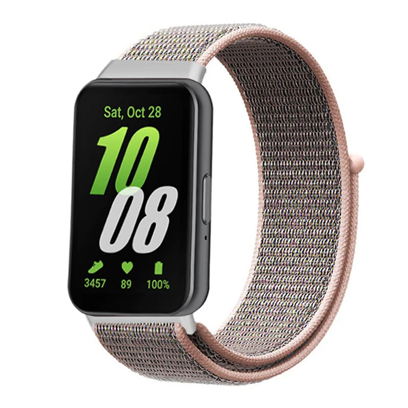Sport Nylon Loop for Samsung Galaxy Fit 3 strap Accessories Breathable Adjustable Replacement correa bracelet galaxy fit3 band