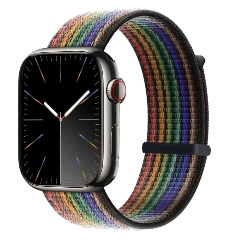 Nylon band for Apple Watch 11 10 46mm 42mm Ultra 3 2 49mm Breathable Replacement Wristband Apple Watch 9 8 7 6 5 SE3 45mm 41mm 44mm