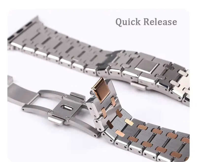 Luxury metal band For Apple Watch Series 11 46mm 42mm Ultra 3 49mm 45mm 41mm Stainless Steel band Apple Watch 10 9 SE3 40mm 44mm