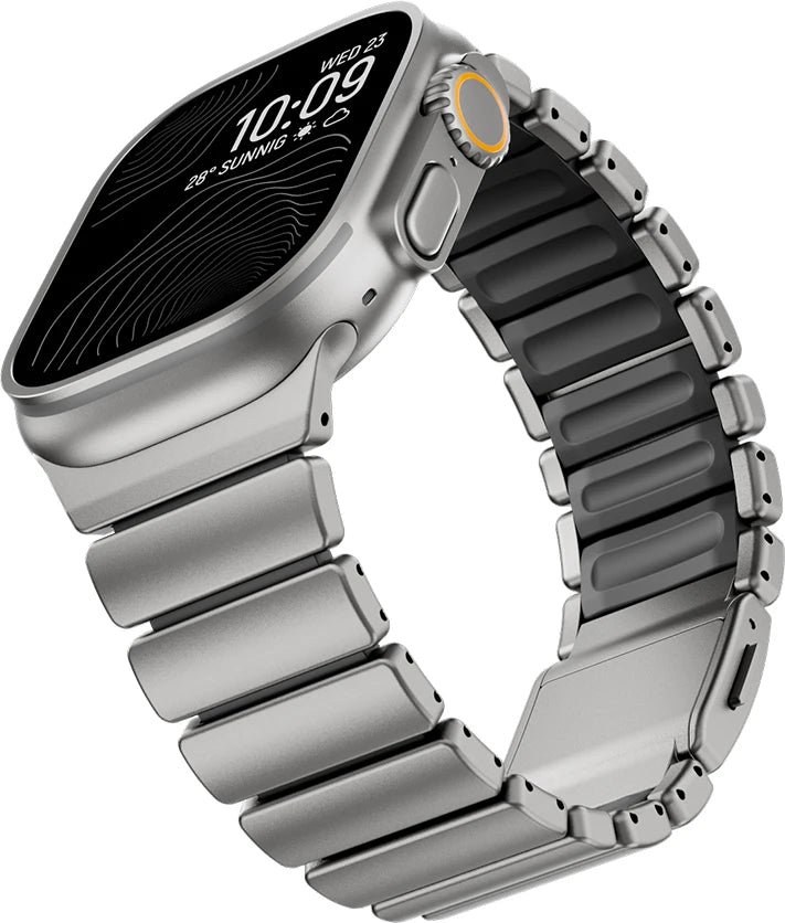 Titanium band for Apple Watch Ultra 3 2 band 49mm Series 11 10 46mm Magnetic band for Apple Watch 9 8 7 6 5 4 SE 3 44mm 45mm