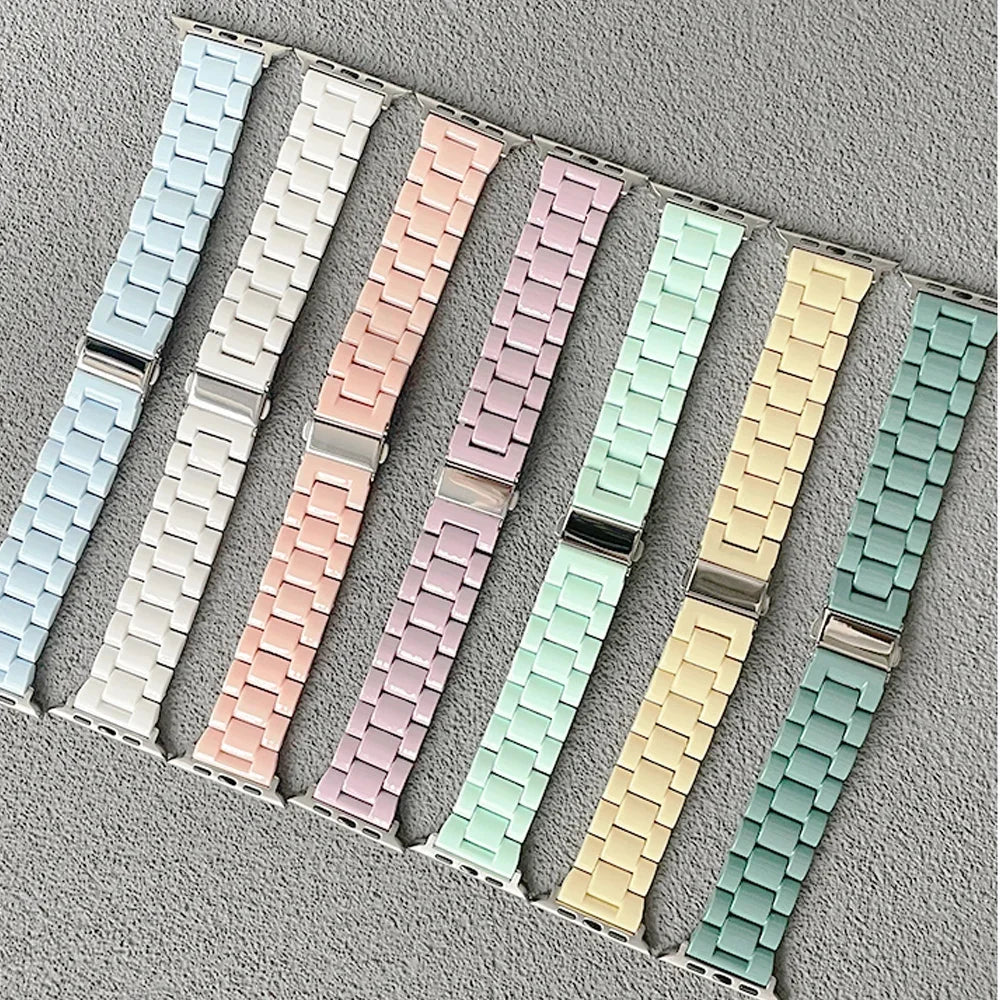 Candy band For Apple Watch band 44mm 40mm 41mm 45mm 38mm 42mm emovable link band Apple Watch Series 9 8 7 SE 6 5 4 3 Ultra 2 49mm