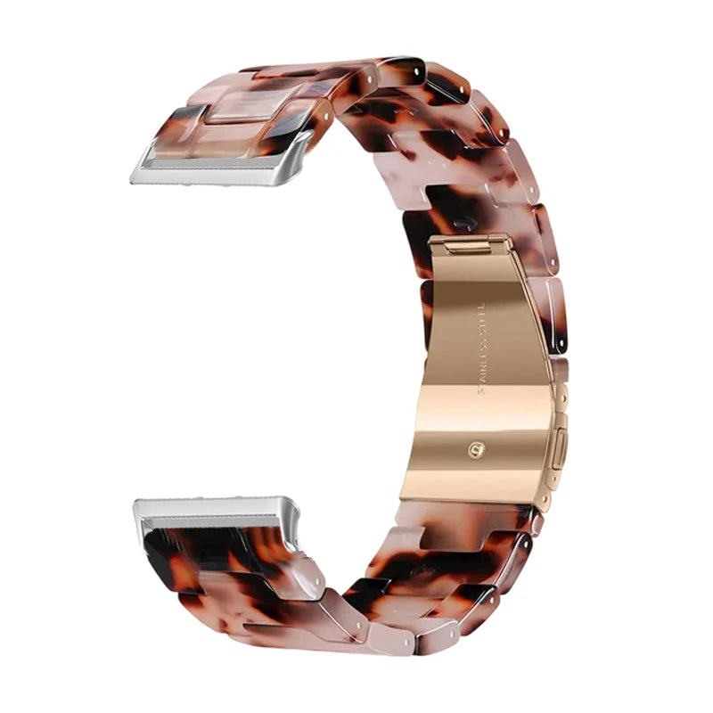 Resin Strap Compatible with Samsung Galaxy Fit3 Quick Release Men Women Bracelet for Galaxy Fit 3 Strap