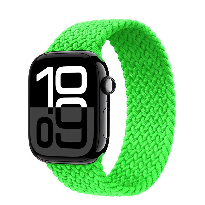Braided loop band For Apple Watch band Ultra 3 2 49mm 44mm 41mm 40mm 42mm 46mm 45mm band Apple Watch Series 11 SE3 10 9 8 7 6 5