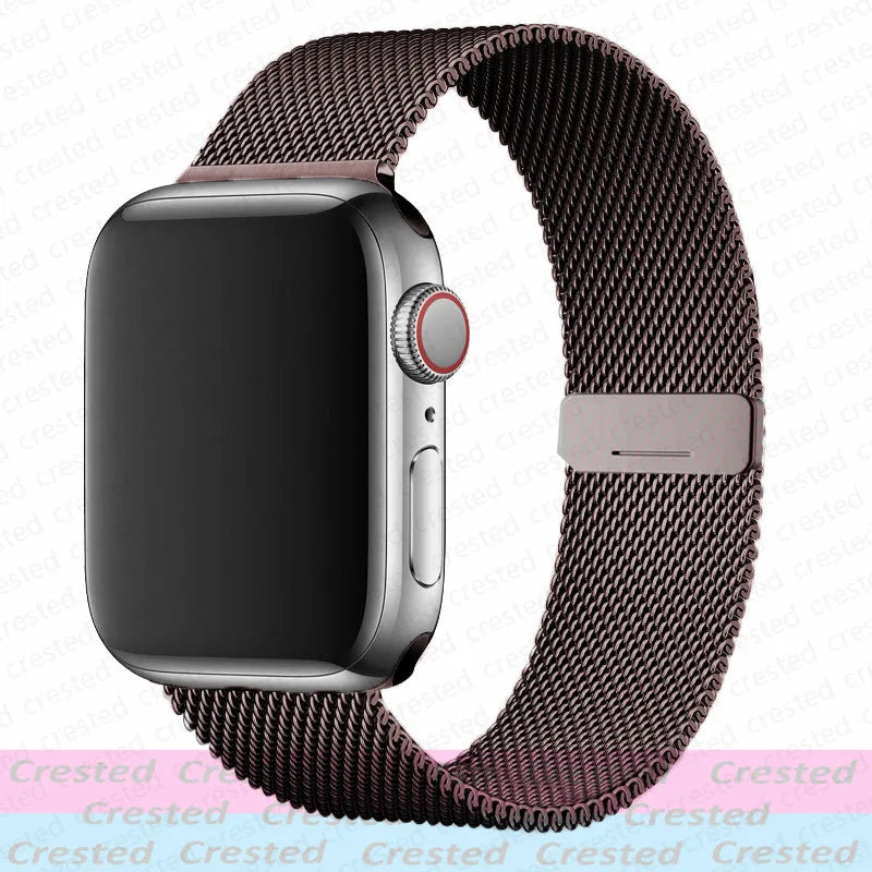 Magnetic band For Apple Watch band 44mm 40mm 45mm 46mm 49mm 42mm 41mm 38mm belt band Apple Watch Series 10 9 3 6 7 8 SE Ultra 2