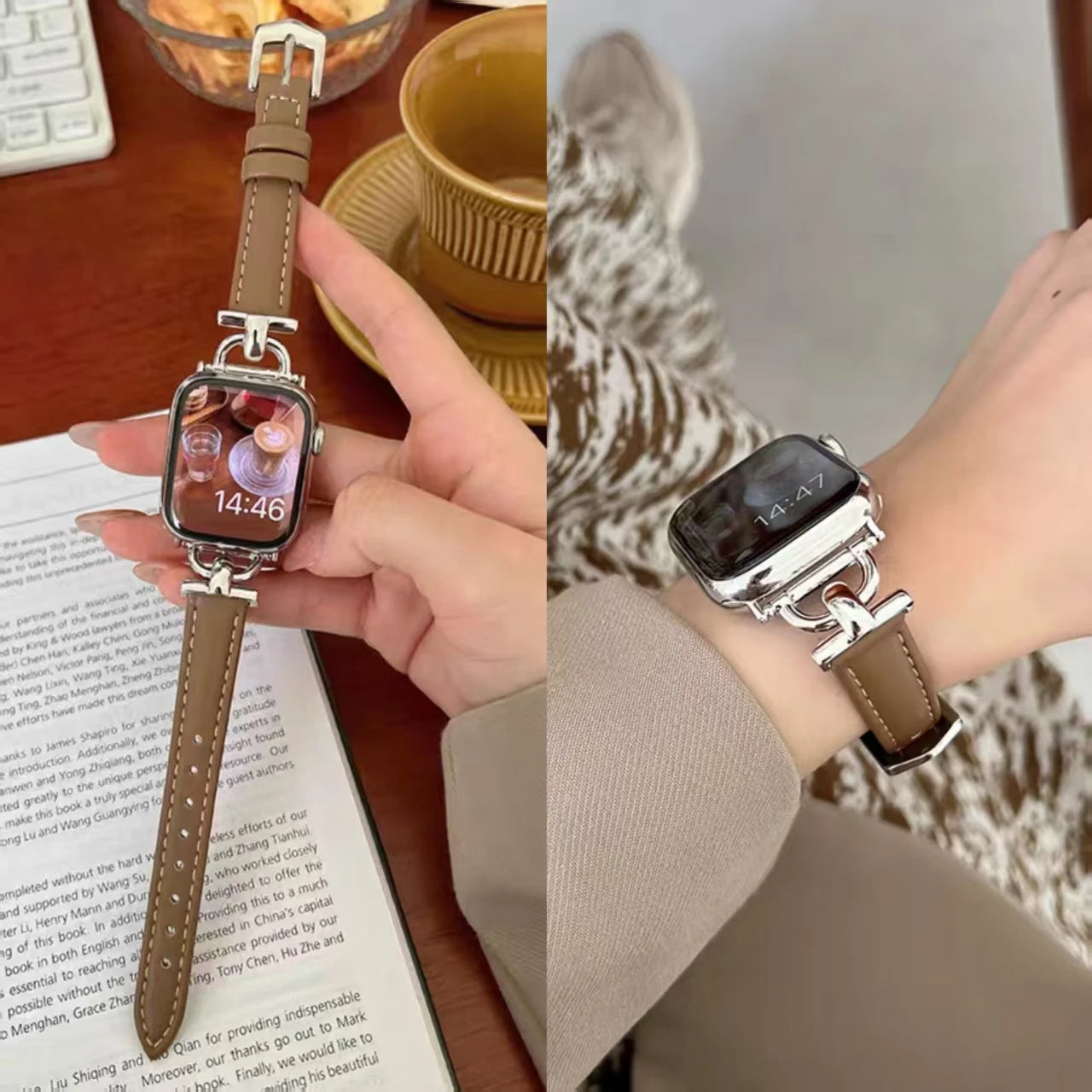 leather loop band For Apple Watch band correa Series Ultra 11 10 9 8 7 6 5 4 3 2 1 SE 38mm 40mm 41mm 42mm 44mm 45mm 46mm 49mm