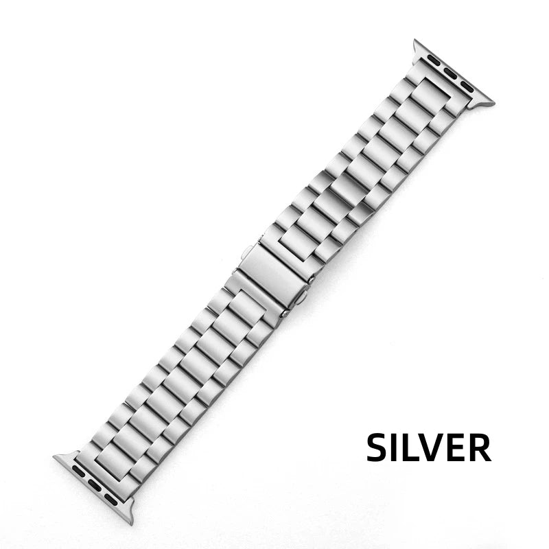 Compatible with Apple Watch 38mm 40mm 41mm 42mm 44mm 45mm 49mm , Business Stainless Steel metal Watch Band,Suitable for Apple Watch SE 98765