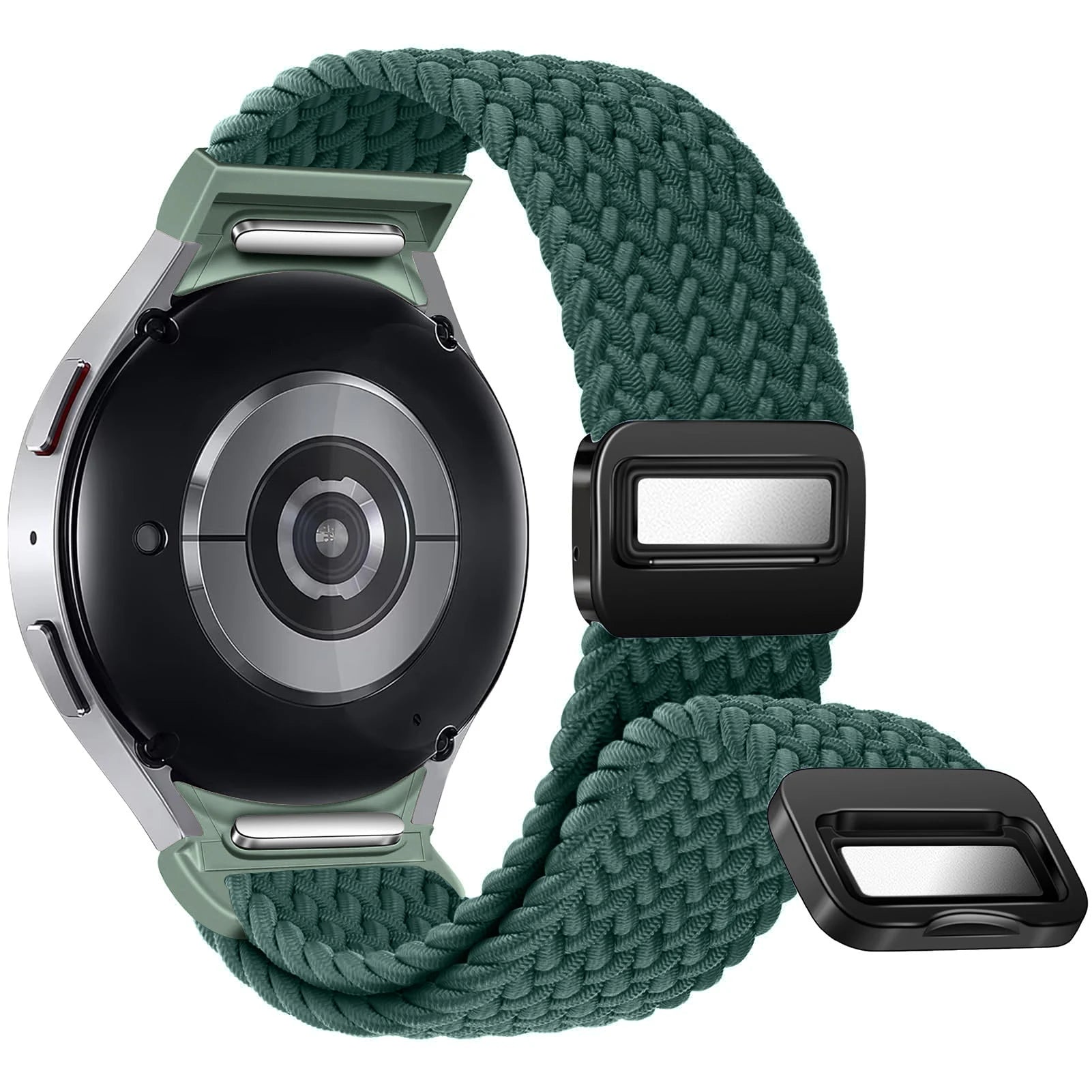 No Gaps Band For Samsung Galaxy Watch 7 6 4 classic/5 pro 47mm 44mm 40mm Braided solo loop Magnetic bracelet Galaxy watch6 strap