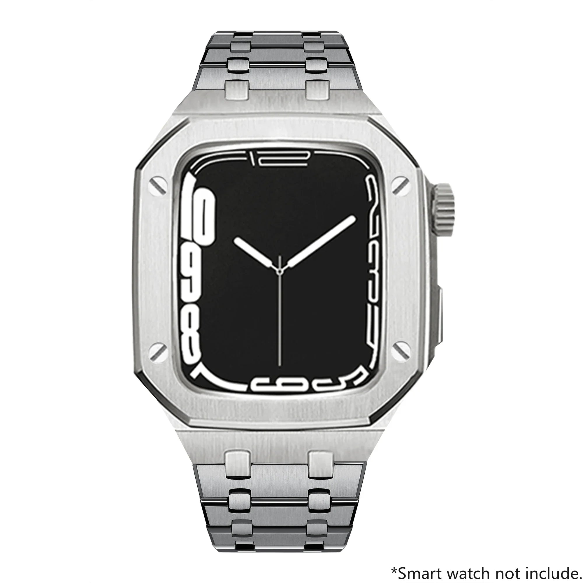 Luxury Stainless Steel Modification Mod Kit for Apple Watch 10 9 8 7 46mm 45mm 41mm metal Bezel Frame for Apple Watch Series 6 5 4 SE