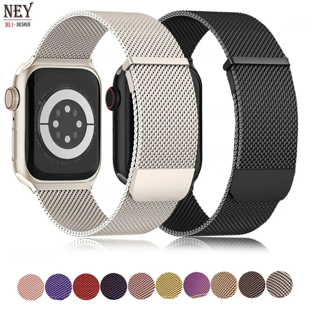 Milanese Loop for Apple Watch band 44mm 45mm 40mm 41mm 46mm 42mm pride band Apple Watch Series 10 9 8 7 6 SE 5 4 Ultra 2 49mm band