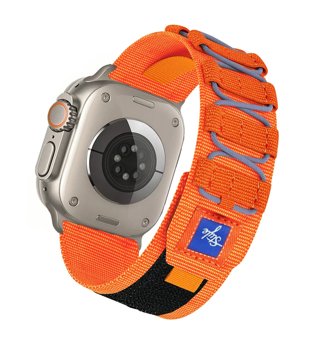 Nylon Five Loop band for Apple Watch Ultra 3 2 1 49mm Wristband for 11 10 9 8 7 6 5 4 SE3 46mm 45mm 44mm 42mm 41mm 40mm Correa