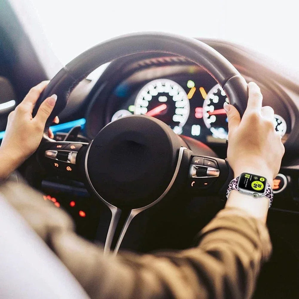 Leopard Printing band for Apple Watch band Ultra 2 49mm 44mm 40mm 41mm 45mm 38mm 42mm for Apple Watch 9 8 7 6 SE 5 4 Women Silicone band