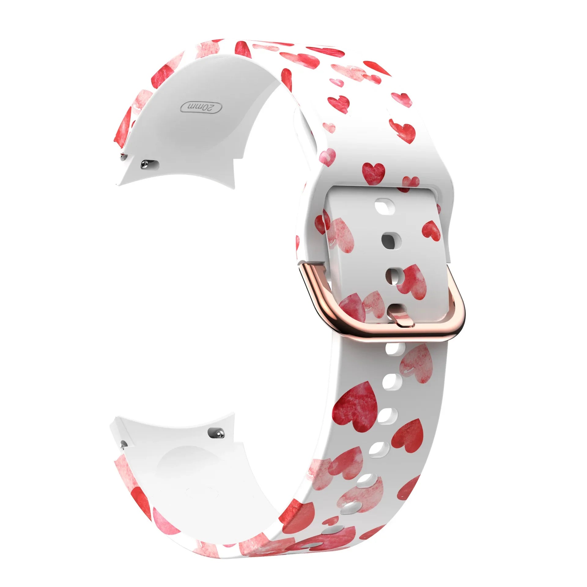 Printed Silicone Strap For Samsung Galaxy FE 4/5/6/7 40mm 44mm Colors Bracelet Watchband For Watch 4-6 Classic 47mm43mm 46mm42mm