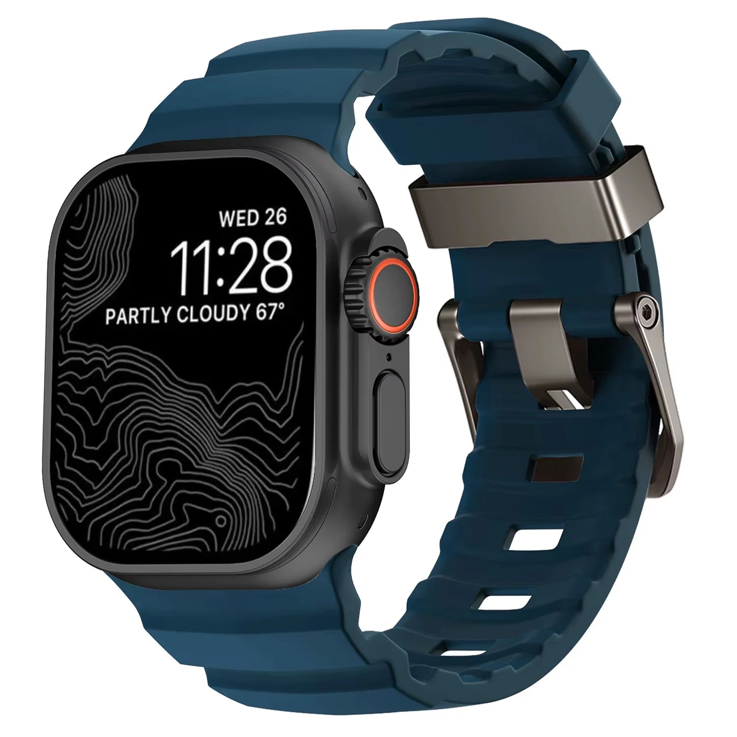 Single Tour band for Apple Watch Ultra 49mm band 44mm 45mm 46mm Men sport band Apple Watch Series 11 10 9 8 7 6 SE Luxury band