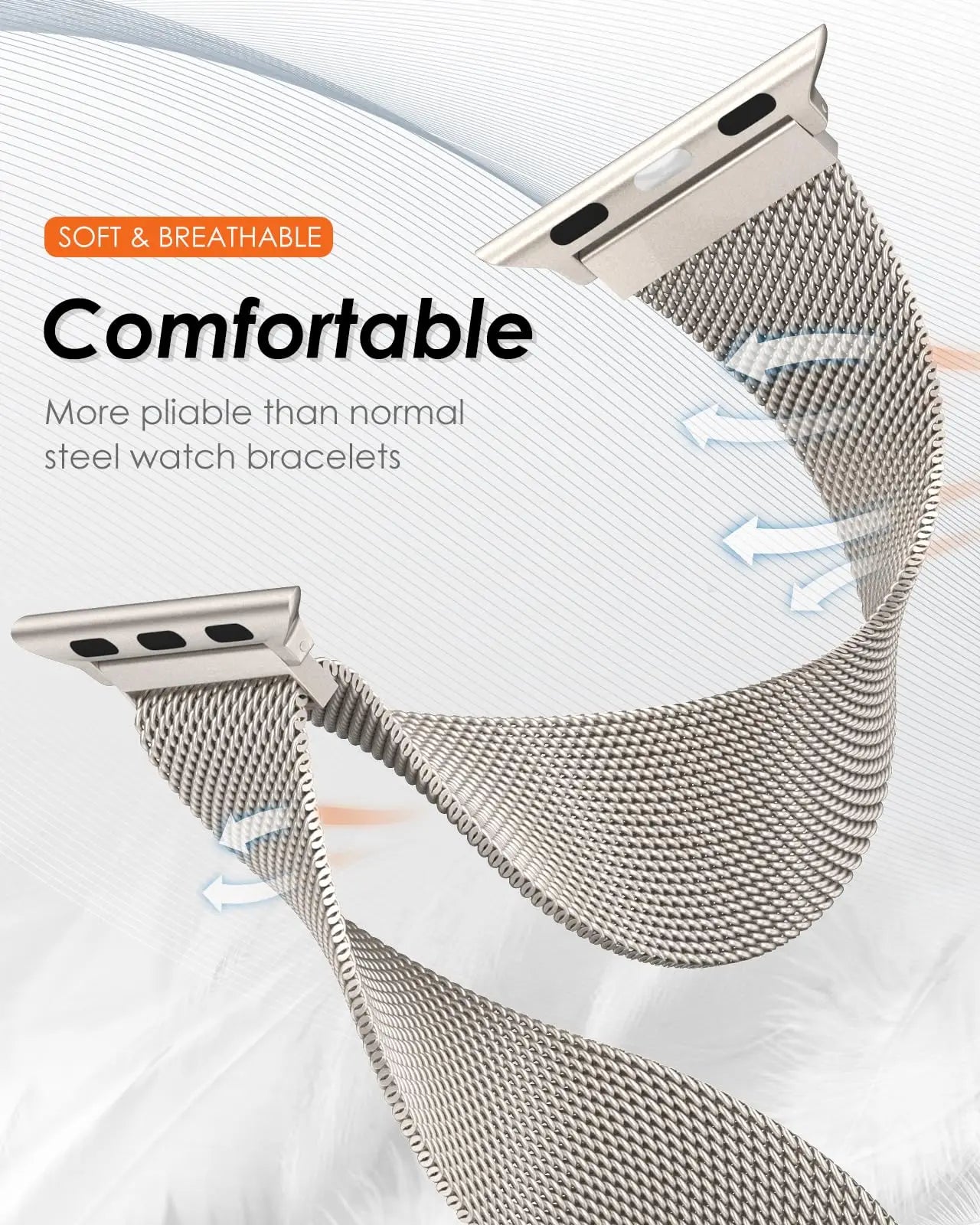 Milanese band For Apple Watch band 44mm 40mm 45mm 49mm 41mm 38mm 42mm 44mm band Apple Watch Series 9 3 6 5 SE 7 8 10 Ultra 2 Band