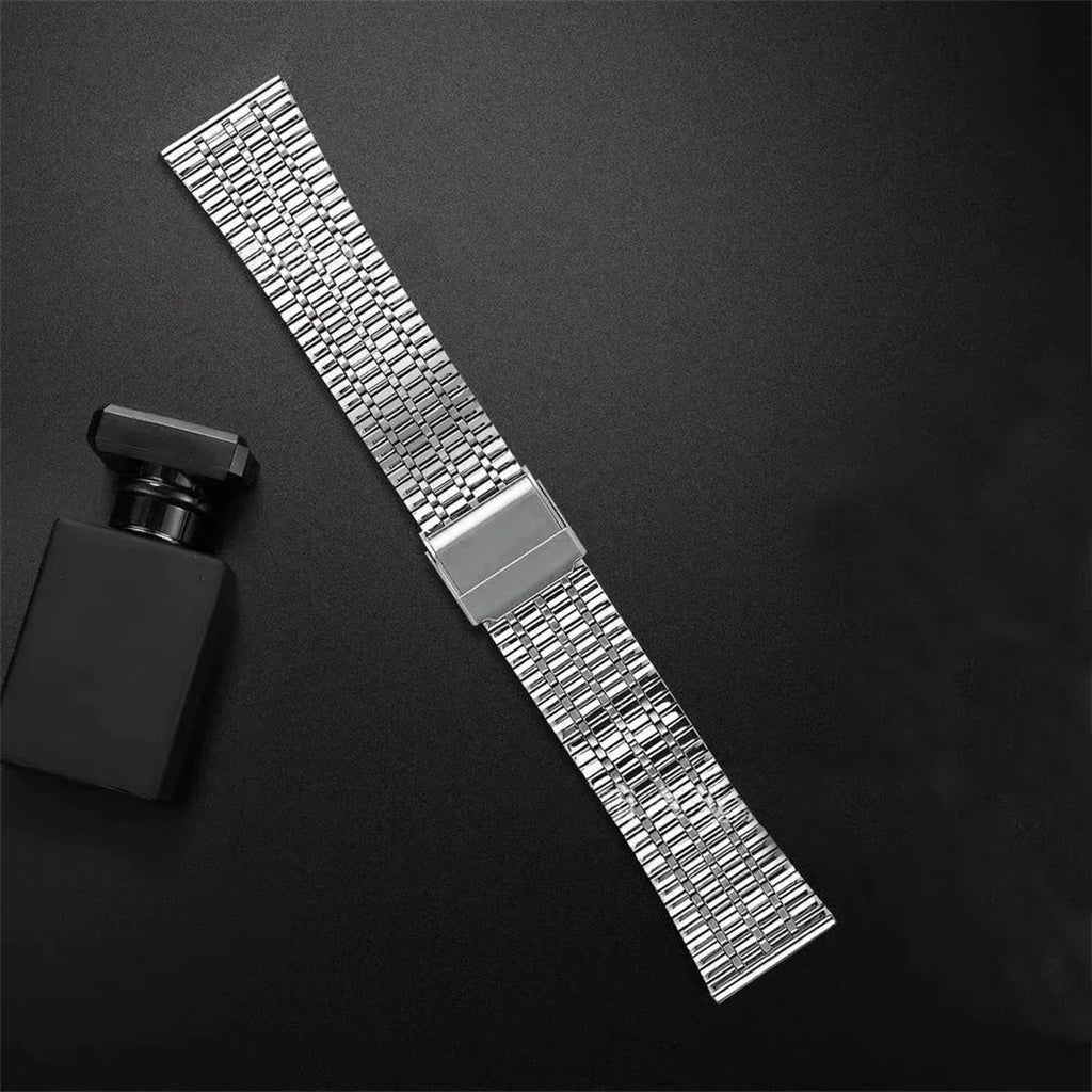 No Gaps Stainless Steel Strap for Samsung Galaxy Watch 7 6 5 4 40mm 44mm 6 4 Classic 47mm 43mm Metal Bracelet for 5Pro 45mm Band