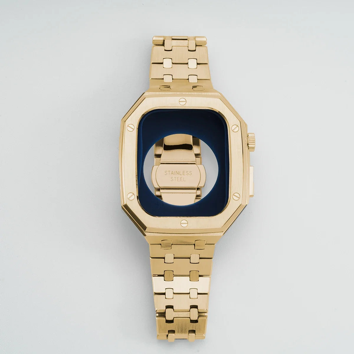 Luxury Stainless Steel Modification Mod Kit for Apple Watch 10 9 8 7 46mm 45mm 41mm metal Bezel Frame for Apple Watch Series 6 5 4 SE