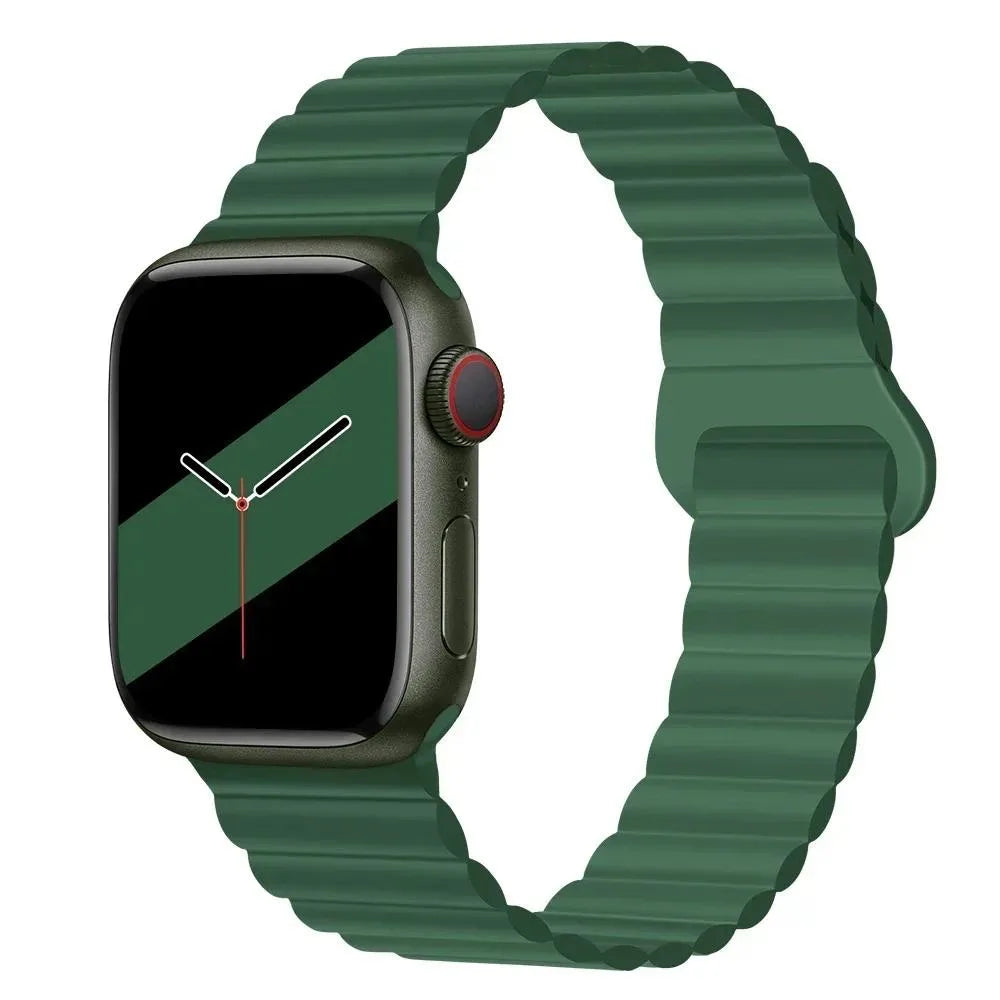 Magnetic band Silicone Sport band For Apple Watch 41mm 42mm 44mm 45mm 46mm 49mm Apple Watch Series 11 10 9 8 7 6 5 4se