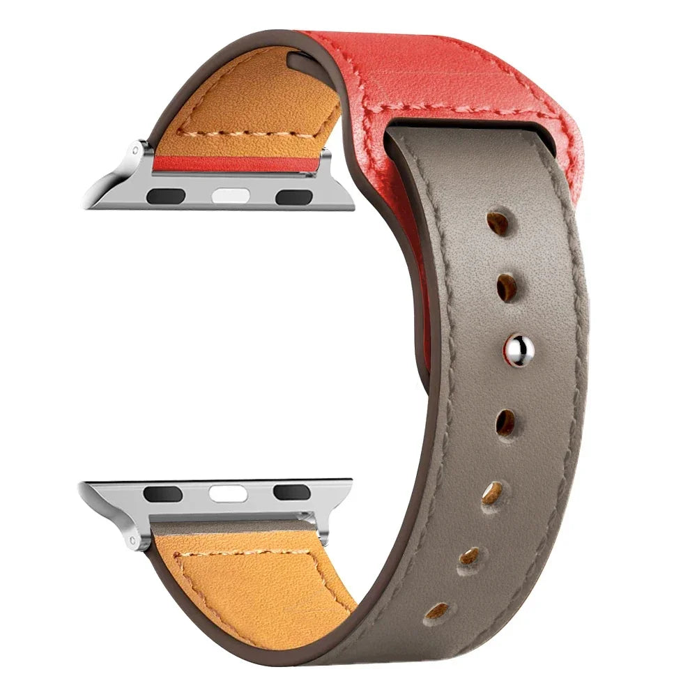 Leather band For Apple Watch band Ultra 49mm 46mm 44mm 40mm 38mm 42mm sport band Apple Watch Series 10 9 8 7 3 5 6 SE 41mm 45mm