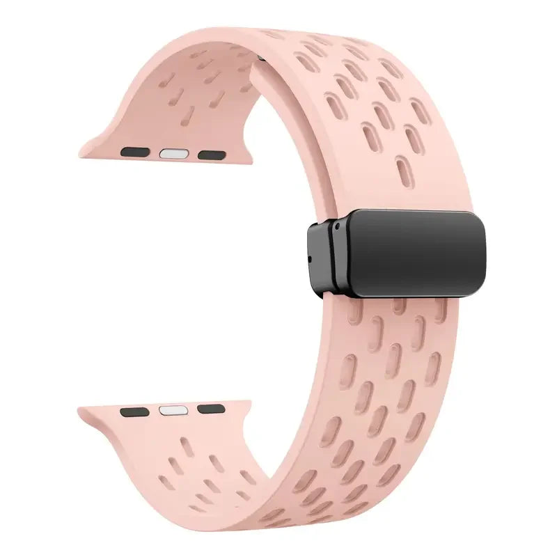 Breathable silicone band for Apple Watch band Ultra 2 49mm 44mm 40mm 42mm 46mm 41mm 45mm band Apple Watch Series 11 10 9 8 7 6 SE3
