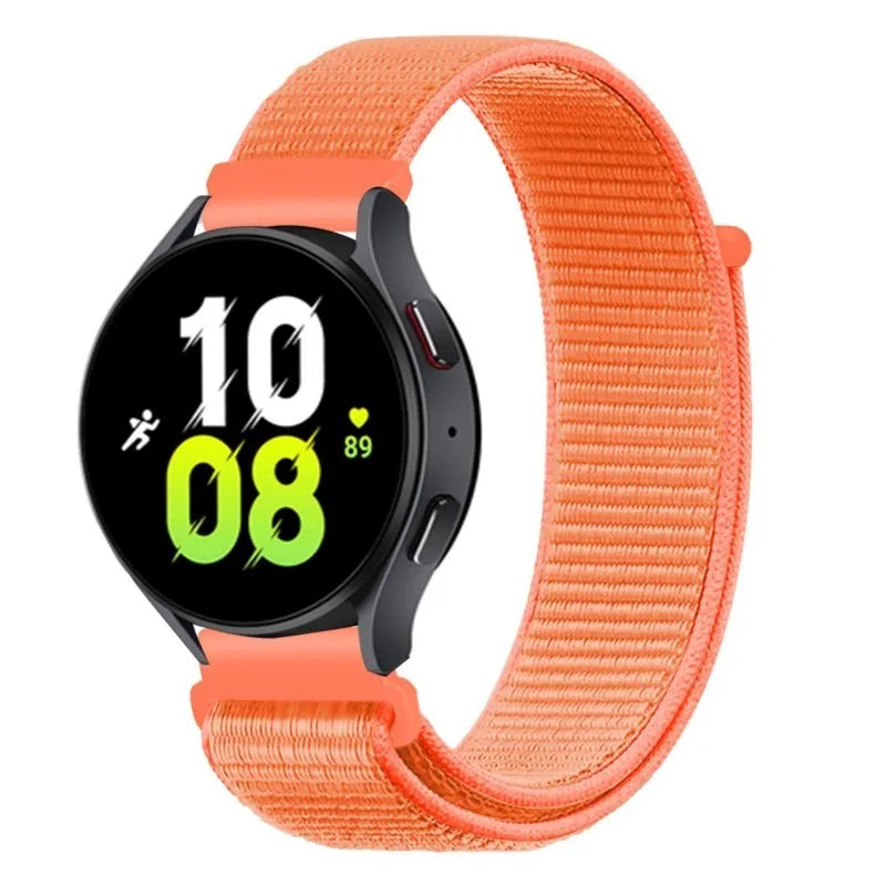Nylon loop For Samsung Galaxy Watch 6 5 Pro/4/classic/gear s3 frontier/active Sport Bracelet Huawei watch gt2 3 22mm 20mm Strap