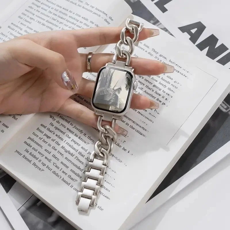 Metal band for Apple Watch 10 Ultra 46mm 9 8 7 band 42mm 45mm 41mm Women Belt band Apple Watch Series 6 SE 40mm 44mm 49mm Watchband