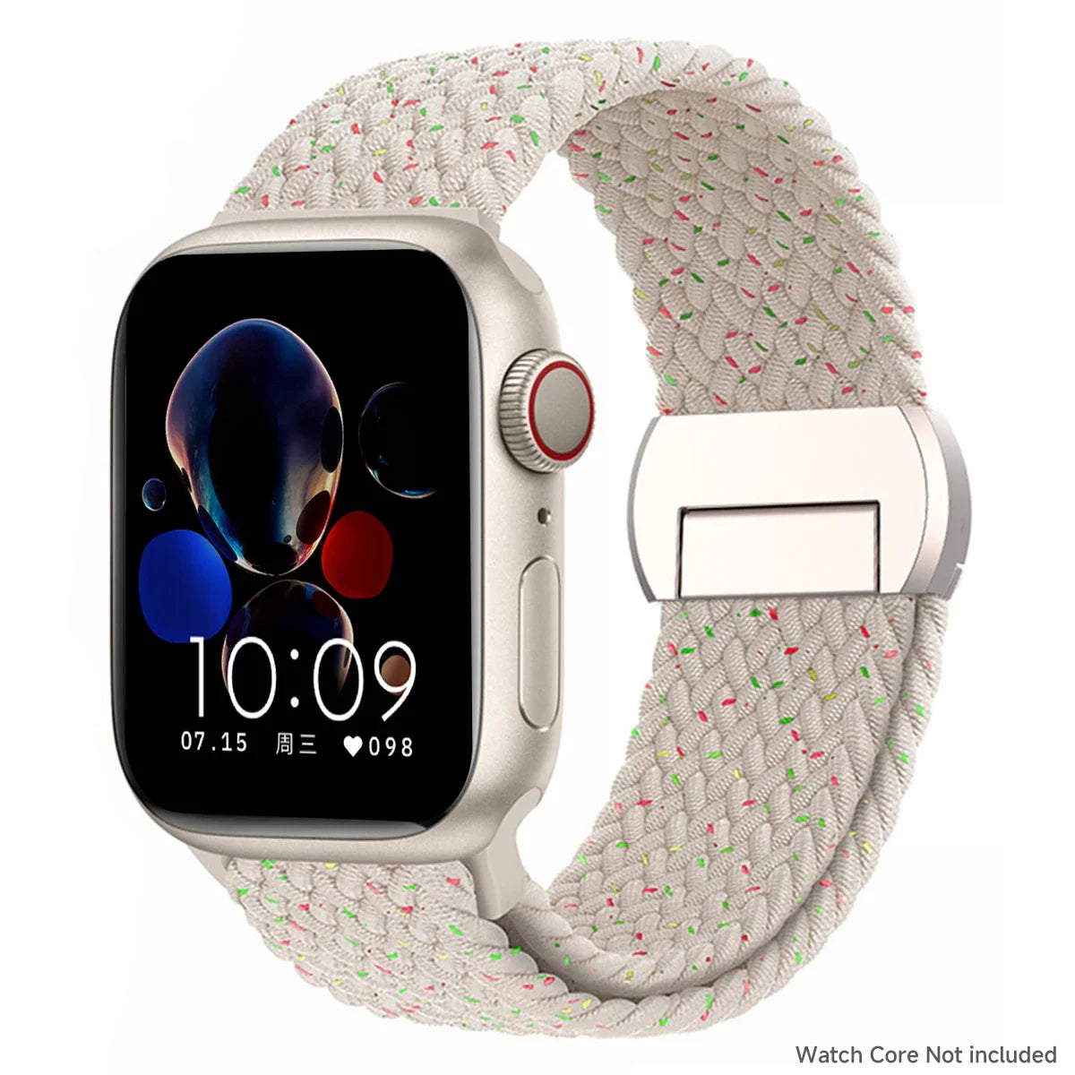 Braided band For Apple Watch band 44mm 40mm 45mm 49mm 41mm 38mm buckle band Apple Watch Series SE 10 9 8 7 6 Ultra 2 Magnetic Band