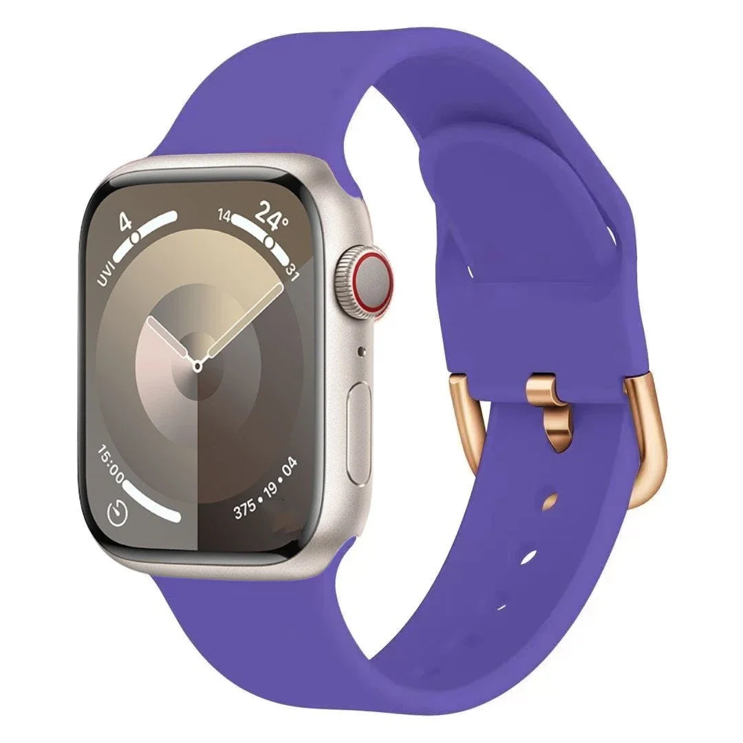 Silicone band For Apple Watch band 11 10 9 8 7 46mm 42mm 45mm 41mm Ultra 3 49mm sport band Apple Watch 6 5 4 SE 44mm 40mm Belt