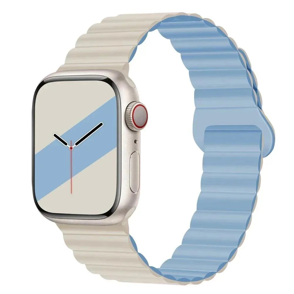 Magnetic band Silicone Sport band For Apple Watch 41mm 42mm 44mm 45mm 46mm 49mm Apple Watch Series 11 10 9 8 7 6 5 4se