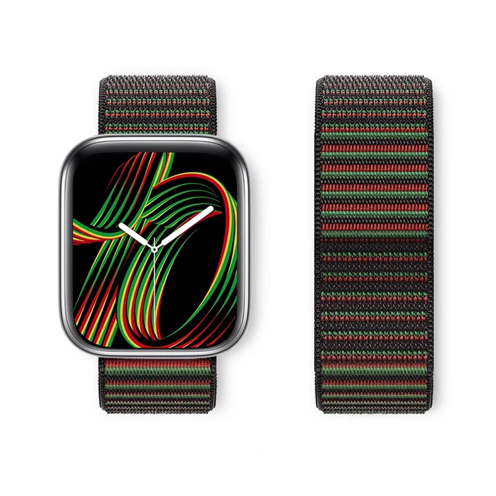 Unity Rhythm band for Apple Watch band 46mm 42mm 45mm 41mm 44mm 49mm Sport band correa Apple Watch Series 10 9 8 7 6 5 SE Ultra 2