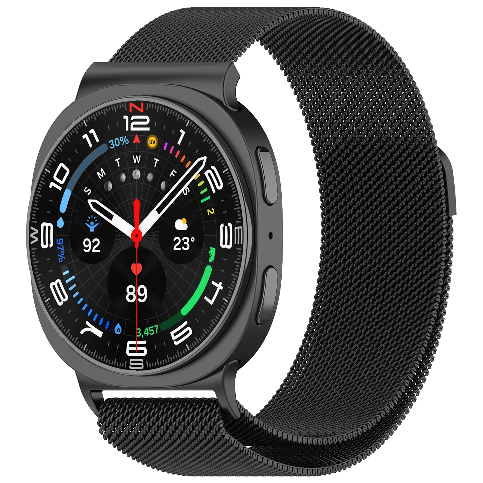 Milanese Magnetic Strap for Samsung Galaxy Watch 8 44mm 40mm Classic 46mm Metal Breathable Replaceable Galaxy Watch Ultra 47mm