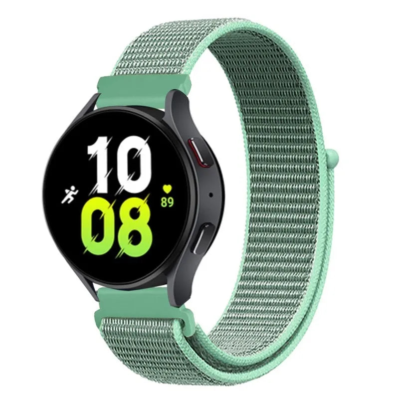 Nylon loop For Samsung Galaxy Watch 6 5 Pro/4/classic/gear s3 frontier/active Sport Bracelet Huawei watch gt2 3 22mm 20mm Strap