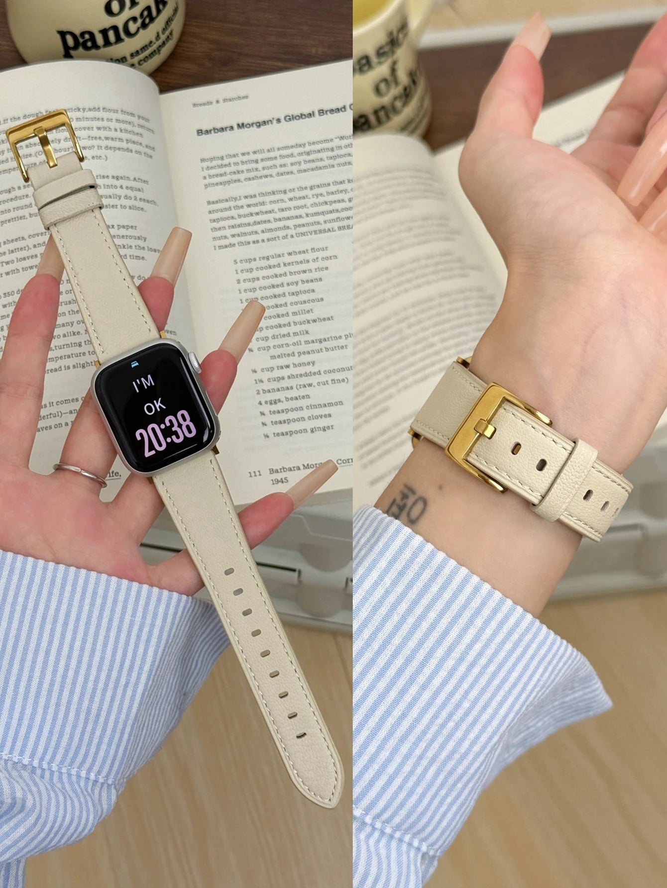 Leather Loop For Apple Watch band For Women Sport Correa 38mm 40mm 41mm 42mm 44mm 45mm 46mm 49mm , band For Apple Watch