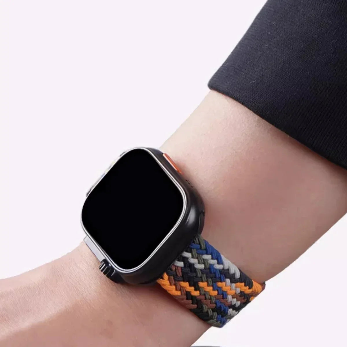 Braided band For Apple Watch band 44mm 40mm 45mm 49mm 41mm 38mm buckle band Apple Watch Series SE 10 9 8 7 6 Ultra 2 Magnetic Band