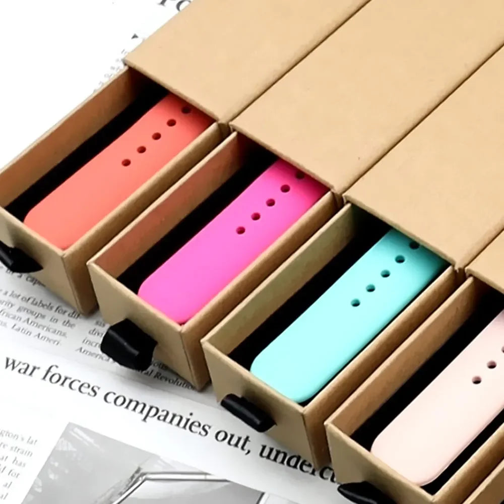 Silicone band For Apple Watch band 44mm 45mm 40mm 41mm 42mm 38mm 45mm sport band Apple Watch Series 8 7 6 5 4 3 SE 9 Ultra 2 49mm