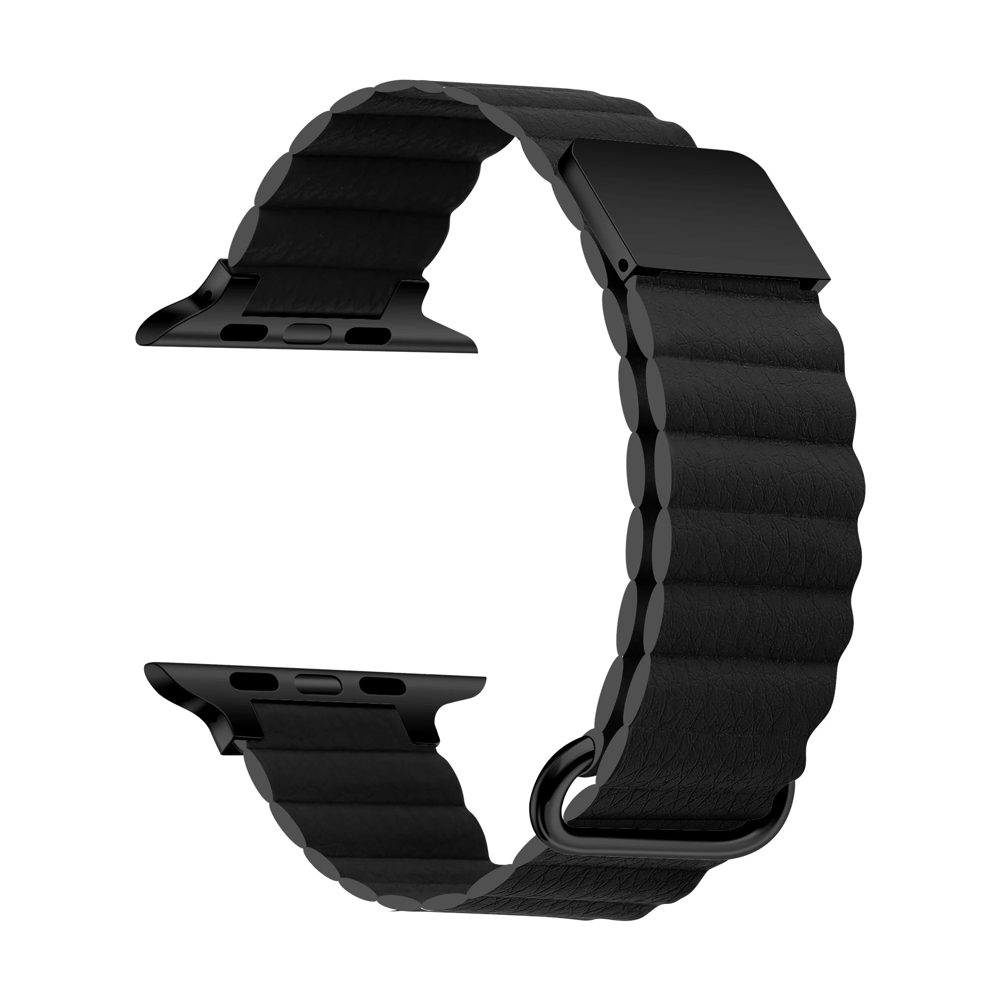 Leather Loop for Apple Watch Ultra band 49mm 44mm 40mm 41mm 45mm 42mm 38mm Magnetic band for Apple Watch Series 8 7 SE 6 5 4 3 2 1