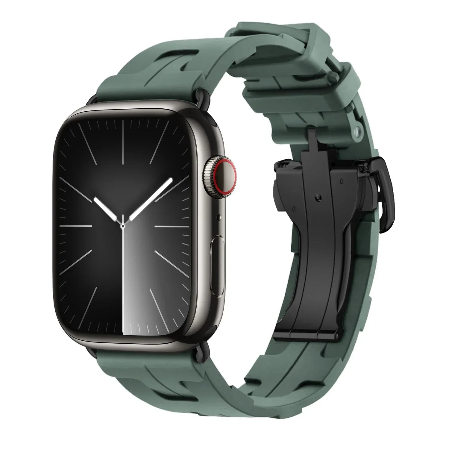 Kilim Single Tour band For Apple Watch band 45mm 44mm 41mm 38mm Folding Buckle Silicone band Apple Watch 10 46mm 42mm Ultra 2 49mm