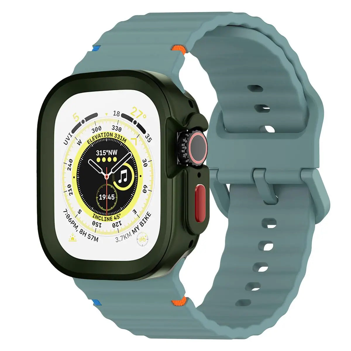 Silicone Case+band For Apple Watch Ultra 3 49mm 42mm 46mm 44mm 40mm 45mm 41mm band cover for Apple Watch Series 11 10 SE 3 9 8 7