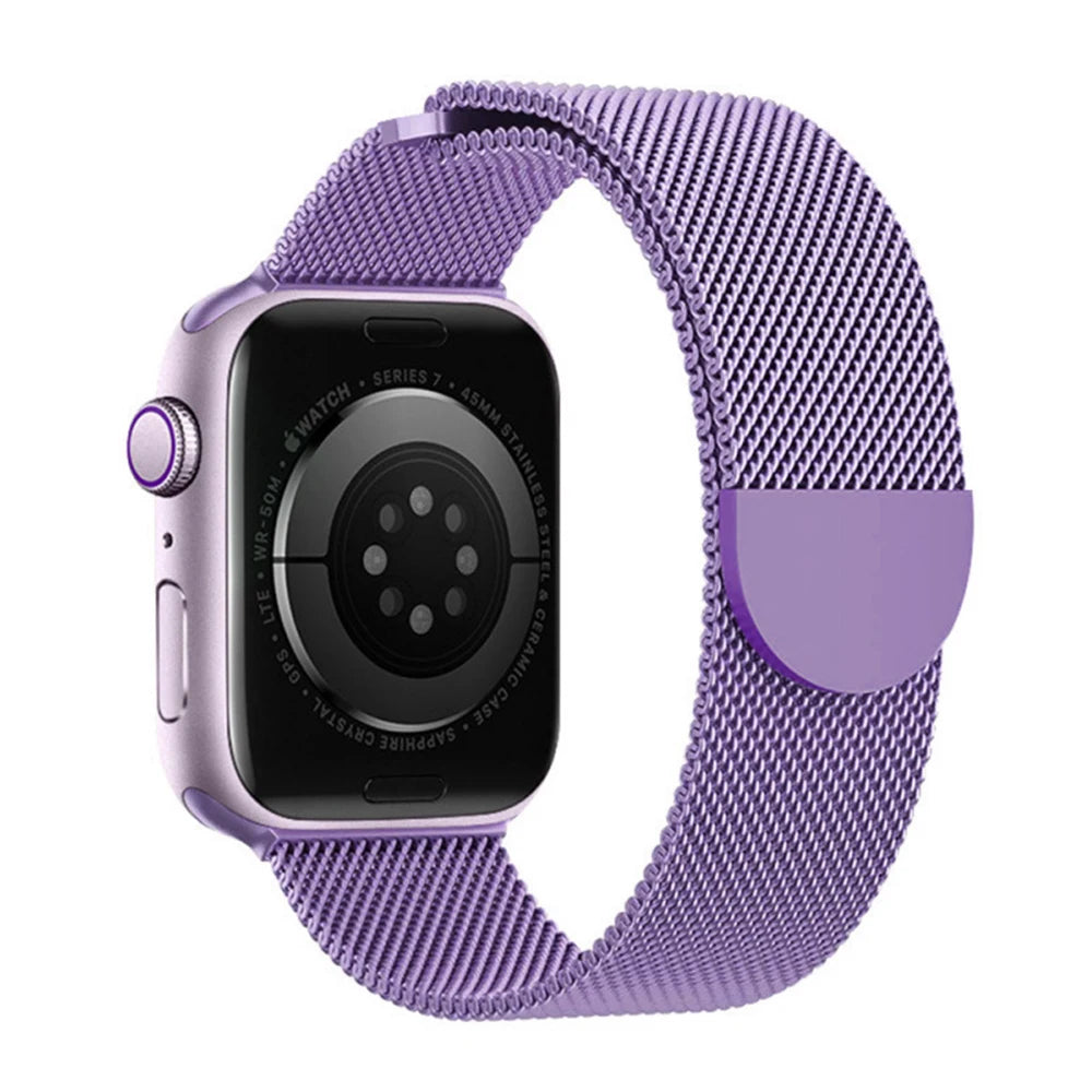 Magnetic Milanese band for Apple Watch 11 10 46mm 42mm Ultra 3 2 49mm band for Apple Watch 9 8 7 6 5 SE 3 44mm 45mm 40mm 41mm Band