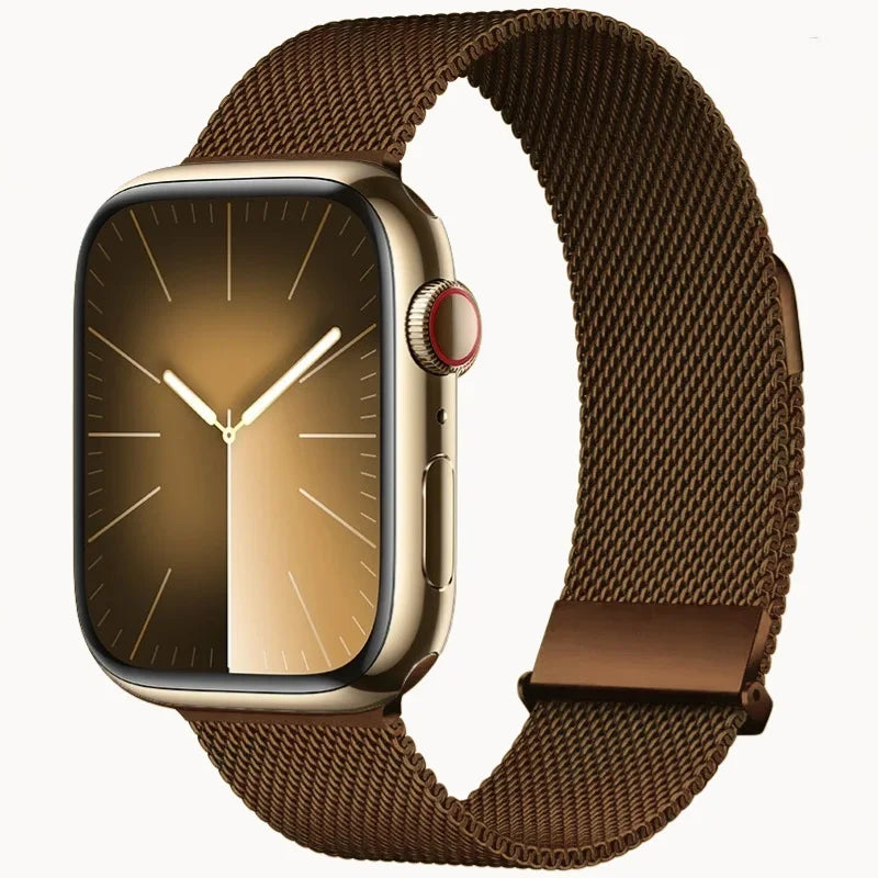 Metal Milanese band For Apple Watch Ultra 2 49mm 11 10 9 8 7 Magnetic band Apple Watch 6 5 SE 46mm 45mm 41mm 44mm 40mm 42mm