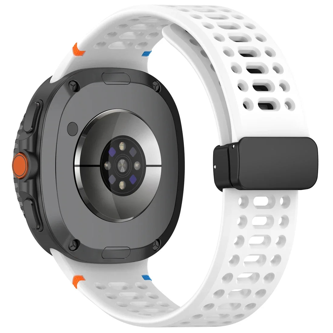 Air Hole Strap for Samsung Galaxy Watch 8 40mm 44mm Silicone Magnetic Buckle Wristband for Galaxy Watch 8 Classic Accessories