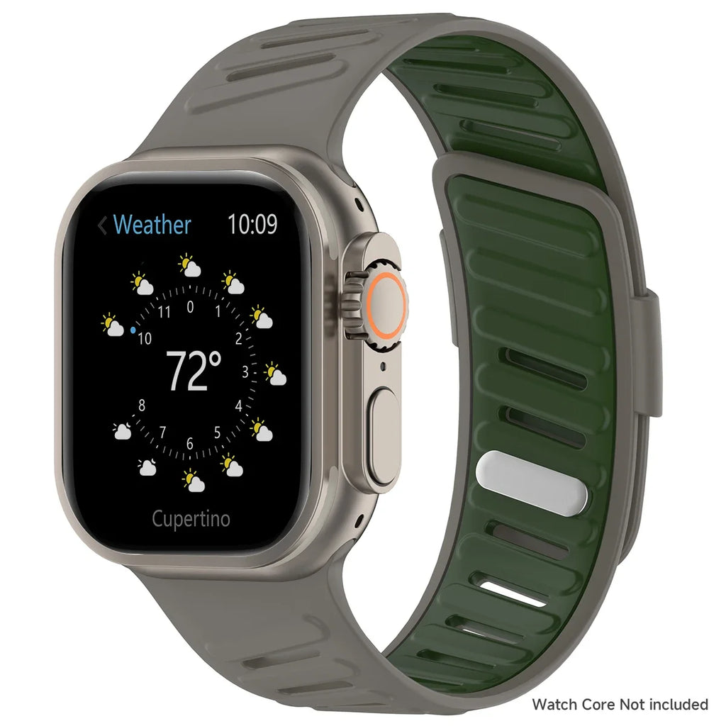 Silicone Sport band For Apple Watch Ultra 2 3 49mm band 42mm 44mm 45mm 46mm Slanted Buckle band for Apple Watch 11 10 9 8 7 6 5 4 SE 3