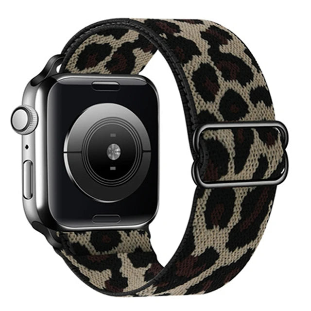 bands For Apple Watch band 44mm 49mm 45mm 41mm 40mm 38mm 42mm correa Adjustable Elastic band Apple Watch 8 SE 7 6 5 3 Ultra 49mm