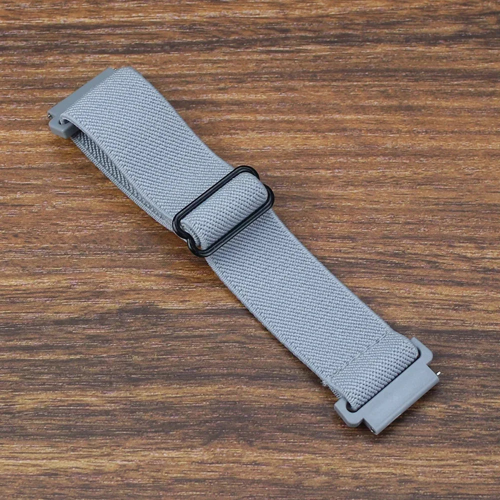 20mm 22mm Elastic Nylon Loop Strap for Samsung Galaxy Watch 4 5 6 7 40/44mm Pro Calssic 42/46mm Band Huawei Gt2/3 Amazfit Gts2/4