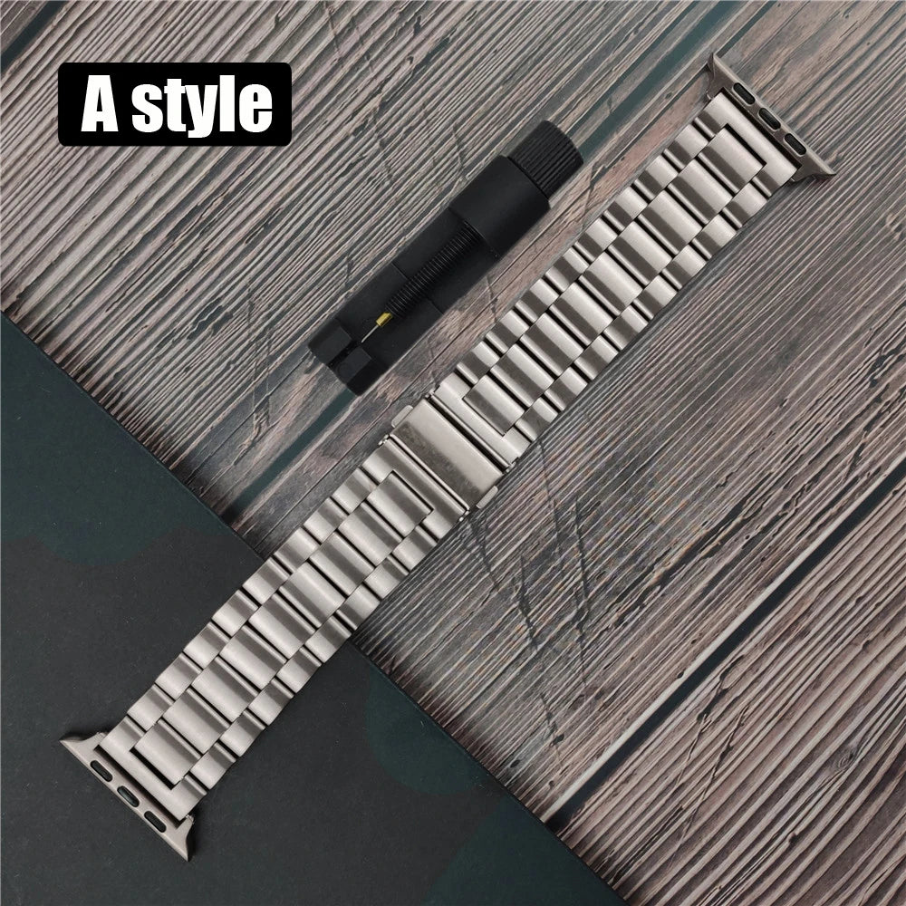 Classic stainless steel Correa for Apple Watch 10 46mm 42mm band Ultra 2 49mm 9 8 7 6 5 4 SE 45mm 44mm 41mm 40mm 3 38mm band